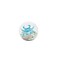 Glass Crab Ball With Sand Shells Home Decor Beach Coastal Ocean Sea Life 3.14 x 3.54 x 2.95